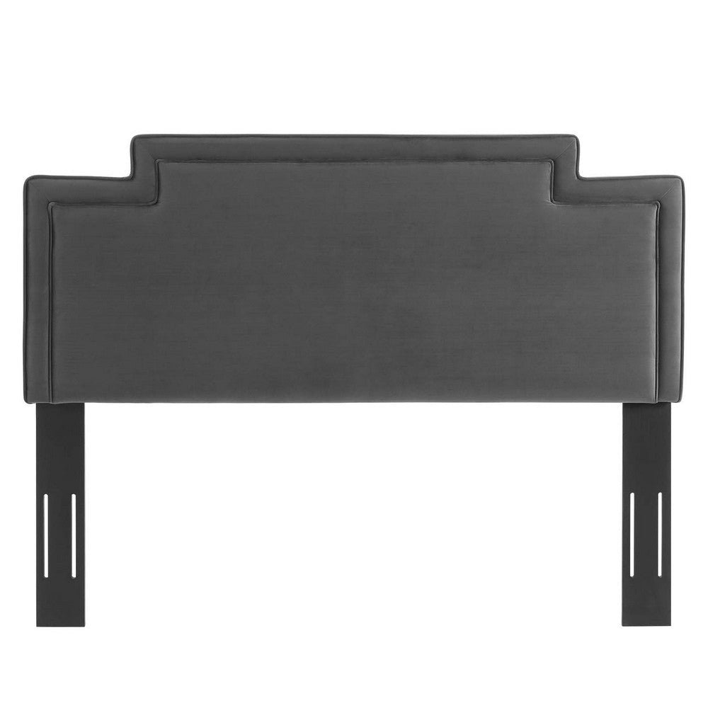 Transfix Performance Velvet Twin Headboard - No Shipping Charges MDY-MOD-6574-CHA