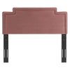 Modway Transfix Performance Velvet Full Headboard in Dusty Rose Queen (U.S. Standard) MDY-MOD-6575-DUS