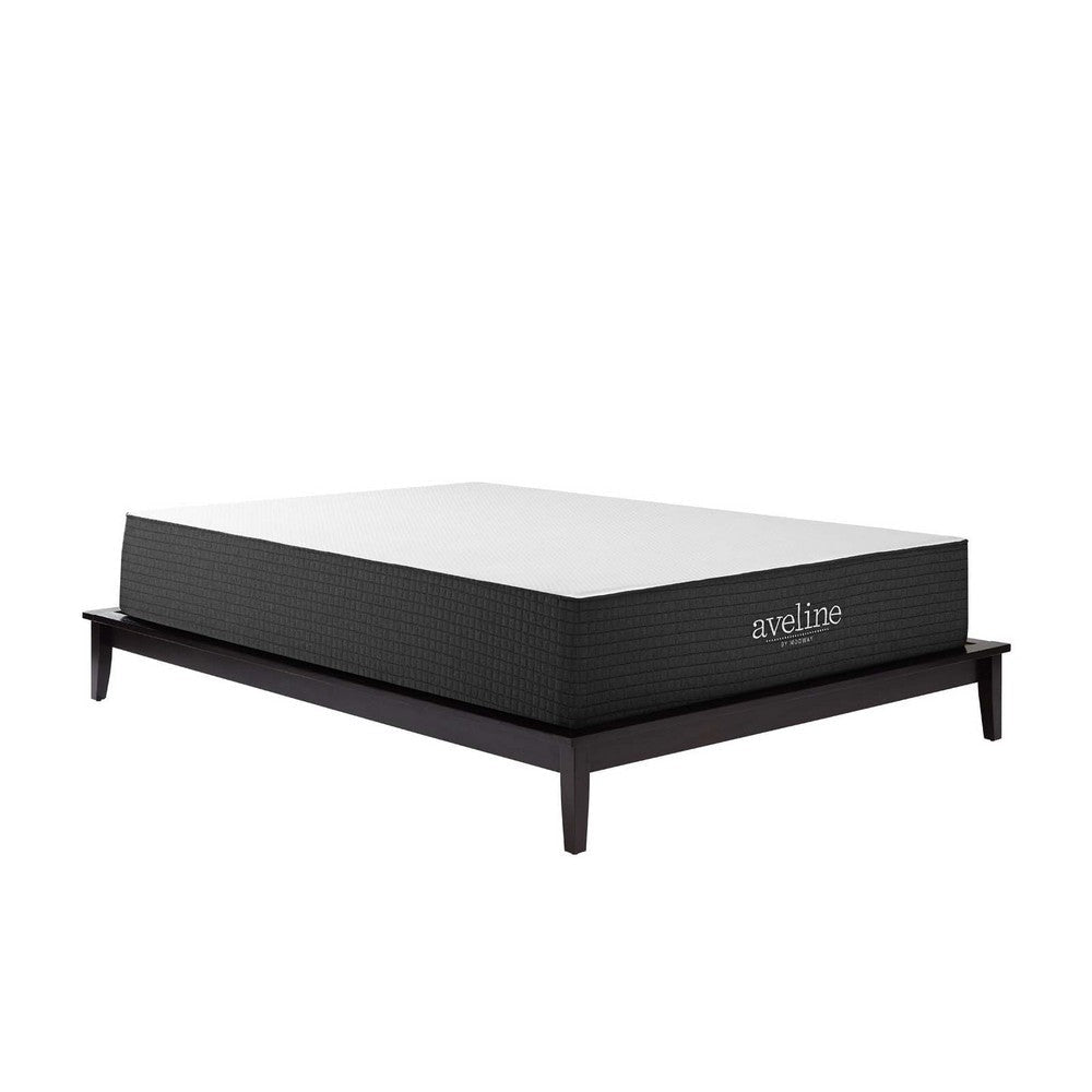 Modway Aveline 12” Gel Infused Memory Mattress with CertiPUR-US Certified Foam Twin Mattress