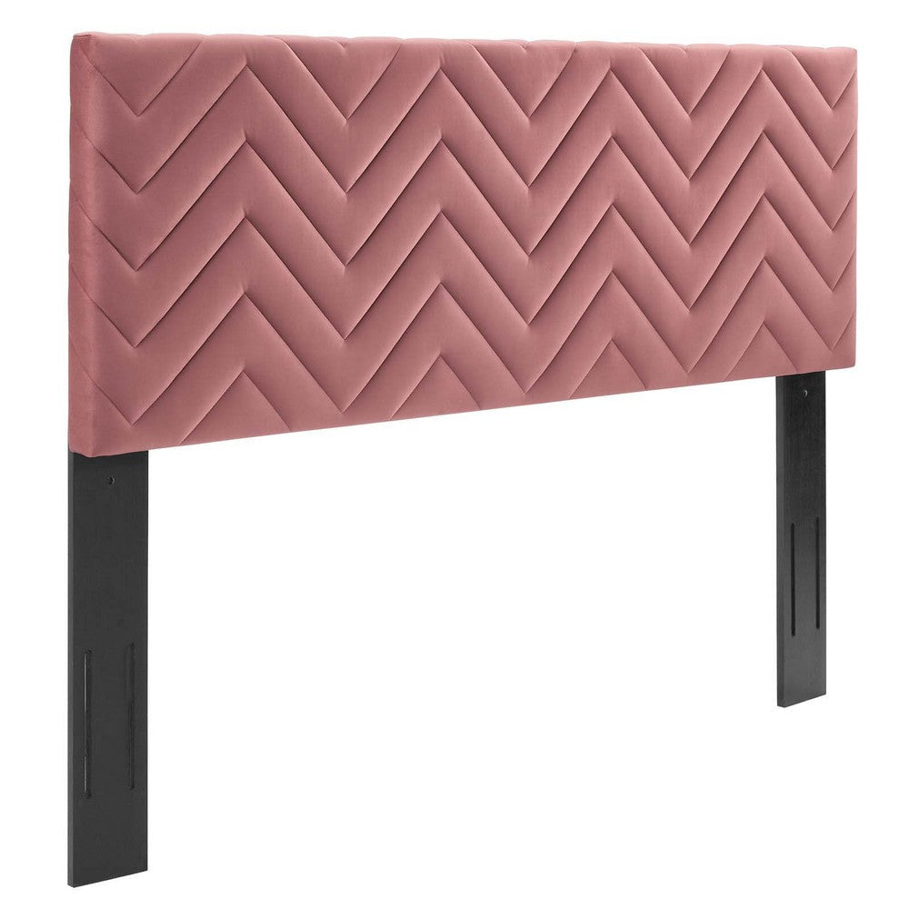 Modway Chevron Adjustable, King, California King, Dusty Rose