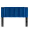 Felicity Channel Tufted Performance Velvet Twin Headboard - No Shipping Charges MDY-MOD-6661-CHA