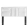 Modway MOD-6664-WHI Believe Channel Tufted Performance Velvet Twin Headboard White MDY-MOD-6664-WHI