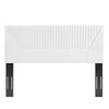 Modway MOD-6667-WHI Patience Channel Tufted Performance Velvet Twin Headboard White MDY-MOD-6667-WHI