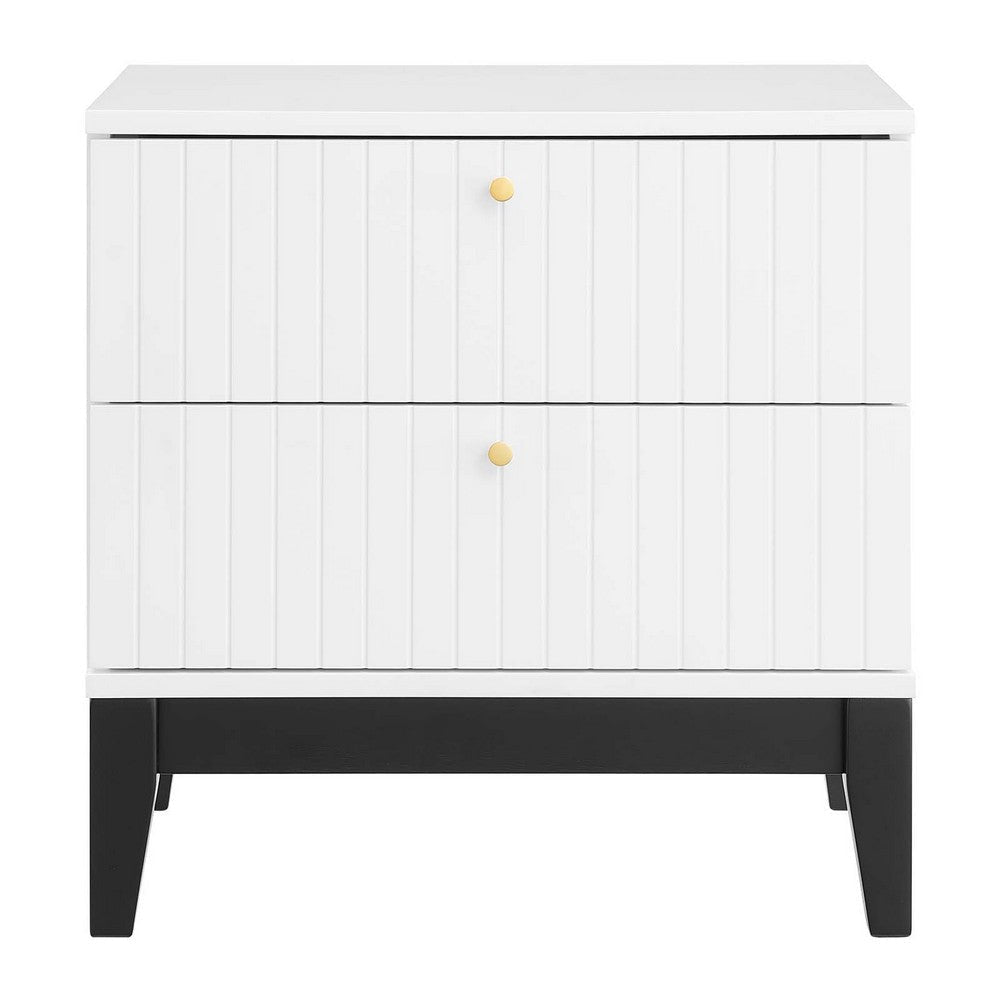 Modway Dakota Modern Nightstand White MDY-MOD-6671-WHI