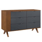 Modway MOD-6677-WAL-GRY Dylan Dresser, Walnut Gray