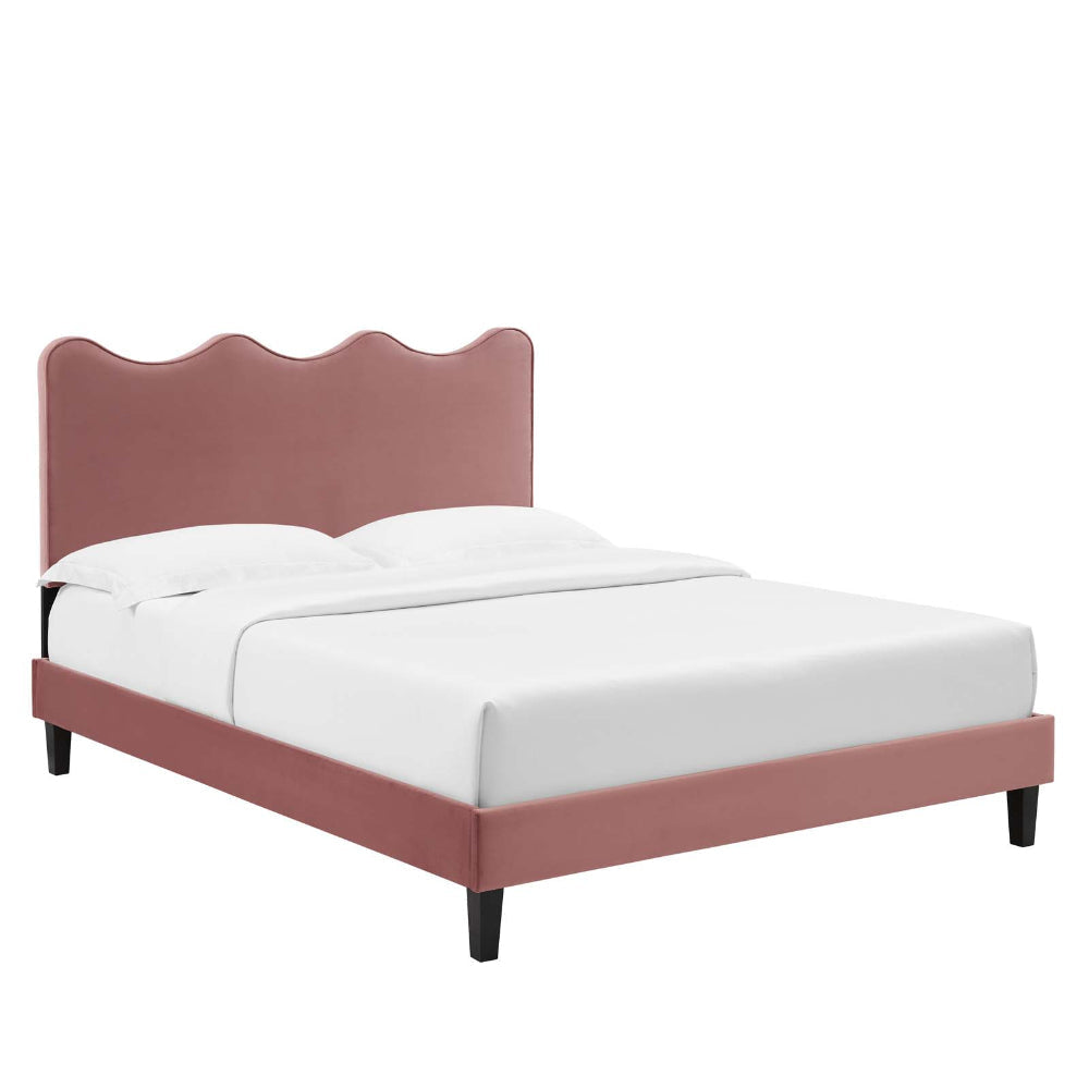 Modway Current Platform, Twin, Dusty Rose