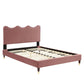 Modway Current Platform Queen Dusty Rose MDY-MOD-6734-DUS