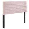 Modway Tranquil Performance Velvet Full/Queen Headboard in Pink