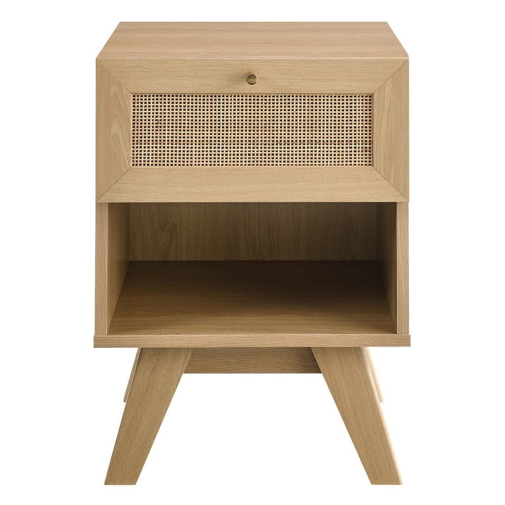 Soma 1-Drawer Nightstand - No Shipping Charges MDY-MOD-7049-OAK