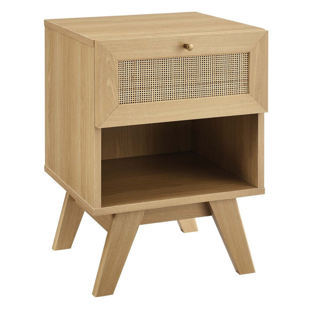 Modway Soma Nightstands, Oak, 15.5 x 15.5 x 21.5