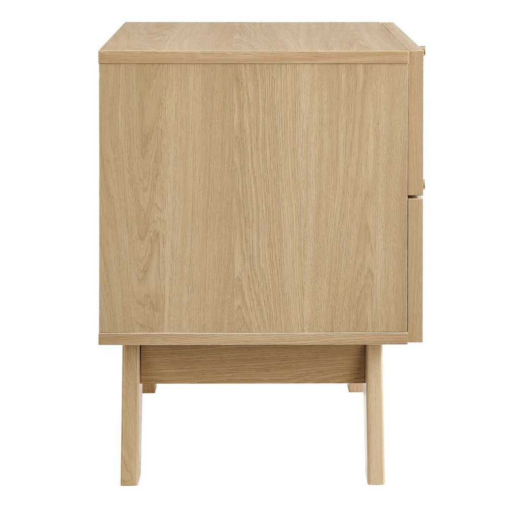 Soma 2-Drawer Nightstand - No Shipping Charges MDY-MOD-7050-OAK