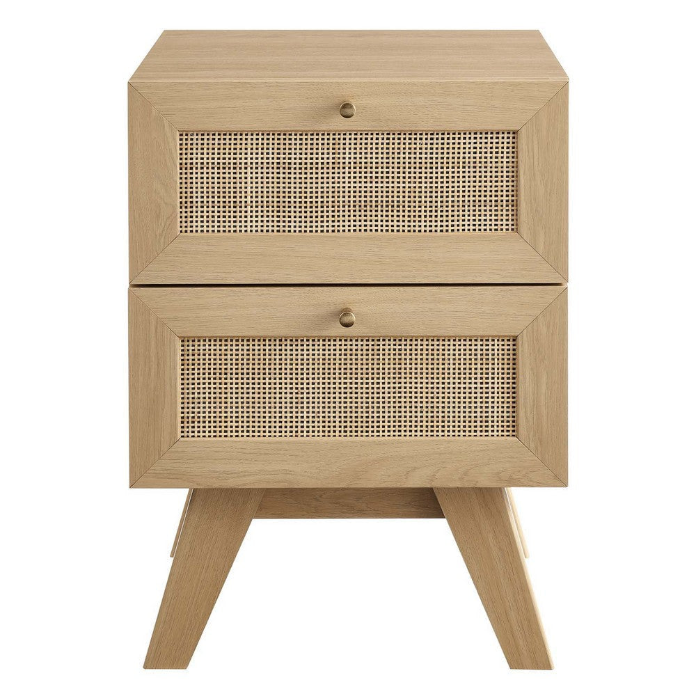 Soma 2-Drawer Nightstand - No Shipping Charges MDY-MOD-7050-OAK