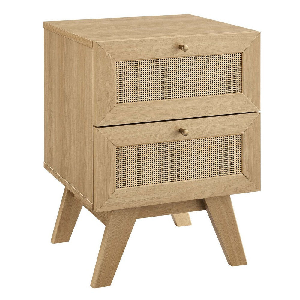 Soma 2-Drawer Nightstand - No Shipping Charges MDY-MOD-7050-OAK