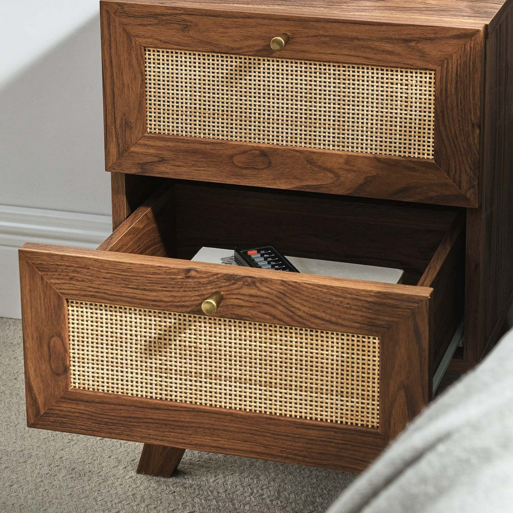 Soma 2-Drawer Nightstand - No Shipping Charges MDY-MOD-7050-OAK