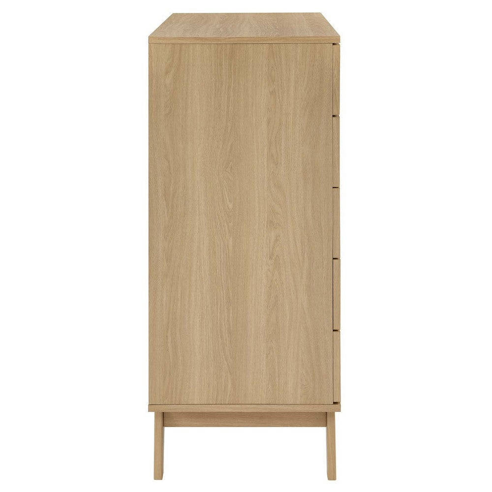 Modway Soma 5 Chest of Drawers in Oak 31 x 18.5 x 44.5 MDY-MOD-7052-OAK