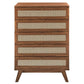 Modway Soma 5 Chest of Drawers in Walnut 31 x 18.5 x 44.5 MDY-MOD-7052-WAL