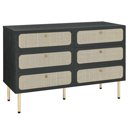 Modway Chaucer, Compact Dresser, Black