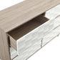 Vespera 6-Drawer Dresser - No Shipping Charges MDY-MOD-7083-OAK-WHI