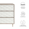 Vespera 6-Drawer Dresser - No Shipping Charges MDY-MOD-7083-OAK-WHI