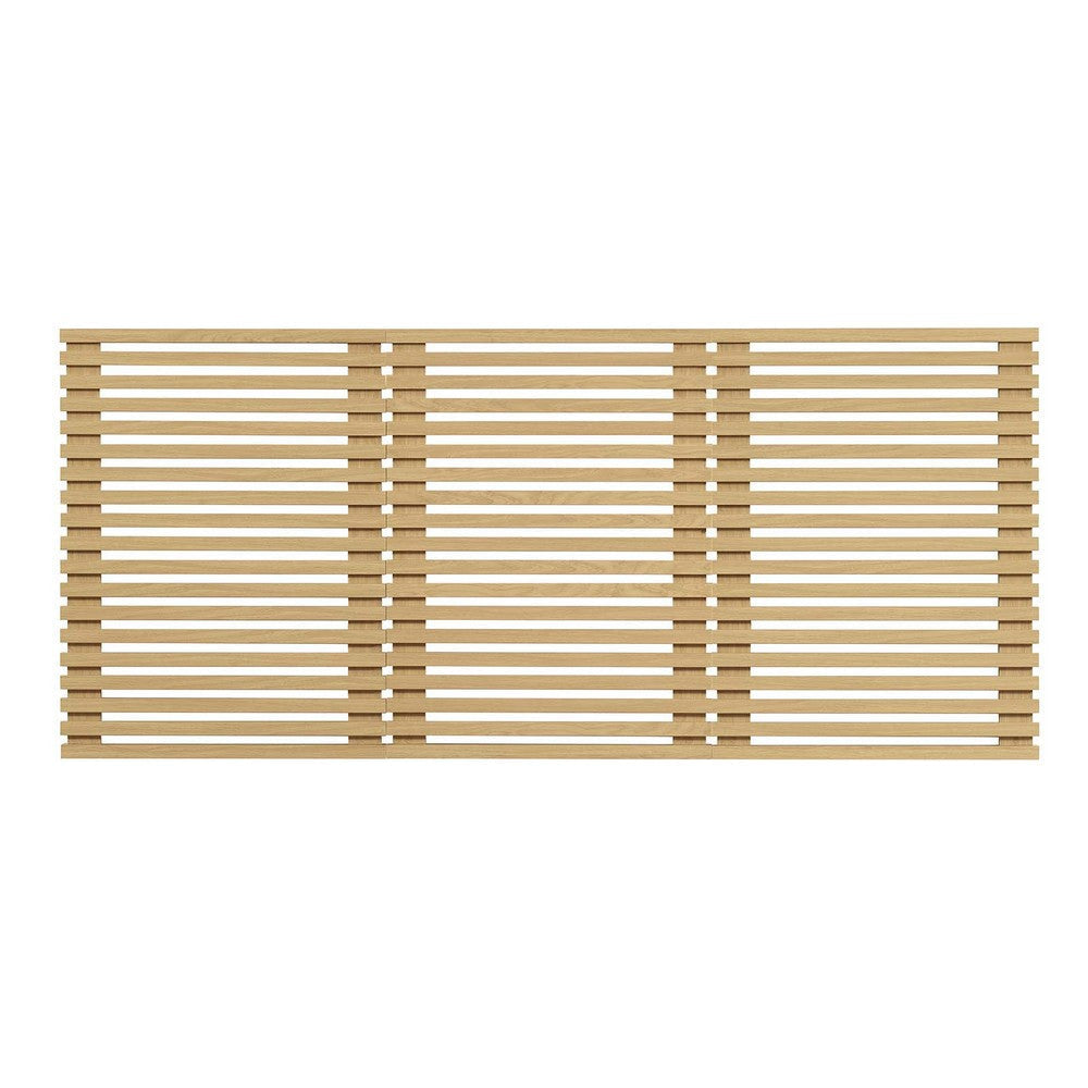 Modway Render Mid-Century Modern Wall-Mount Headboard in Oak Queen (U.S. Standard) MDY-MOD-7110-OAK