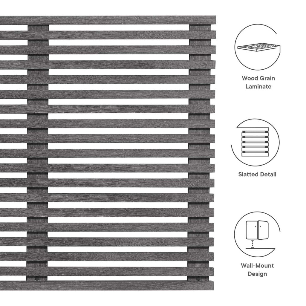 Render Wall Mount King Headboard - No Shipping Charges MDY-MOD-7111-CHA