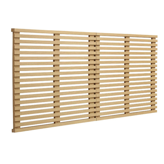 Modway Render Mid-Century Modern Wall-Mount Headboard in Oak, King (U.S. Standard)