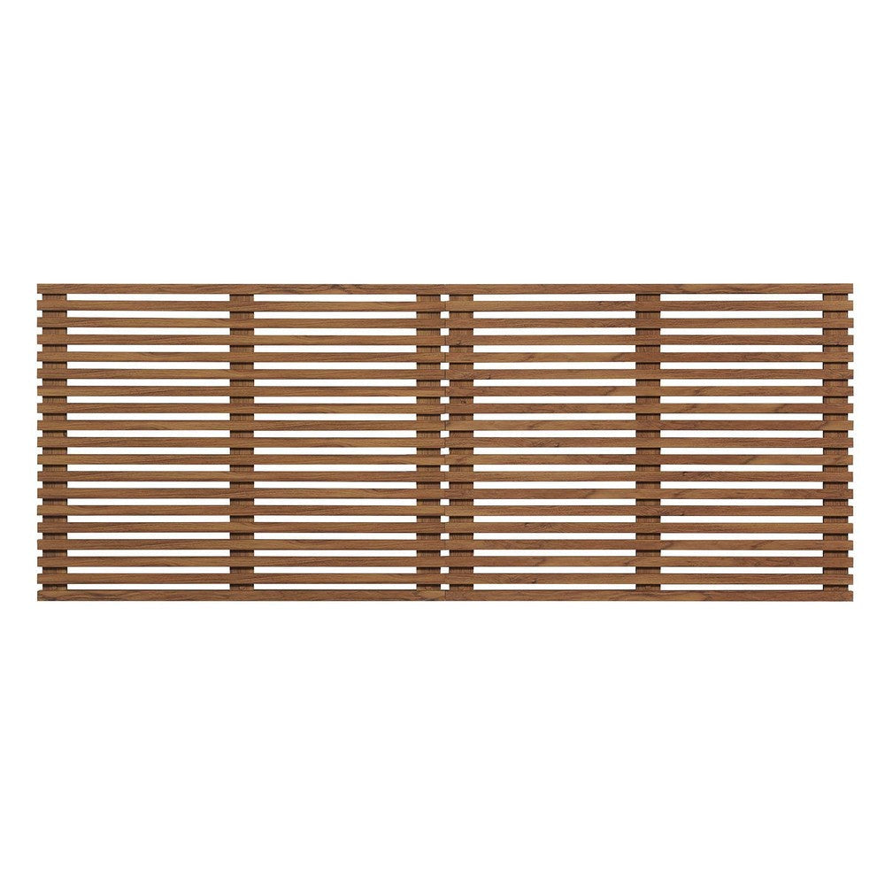 Modway Render Mid-Century Modern Wall-Mount Headboard in Walnut King (U.S. Standard) MDY-MOD-7111-WAL