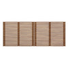 Modway Render Mid-Century Modern Wall-Mount Headboard in Walnut King (U.S. Standard) MDY-MOD-7111-WAL