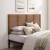 Modway Render Mid-Century Modern Wall-Mount Headboard in Walnut King (U.S. Standard) MDY-MOD-7111-WAL