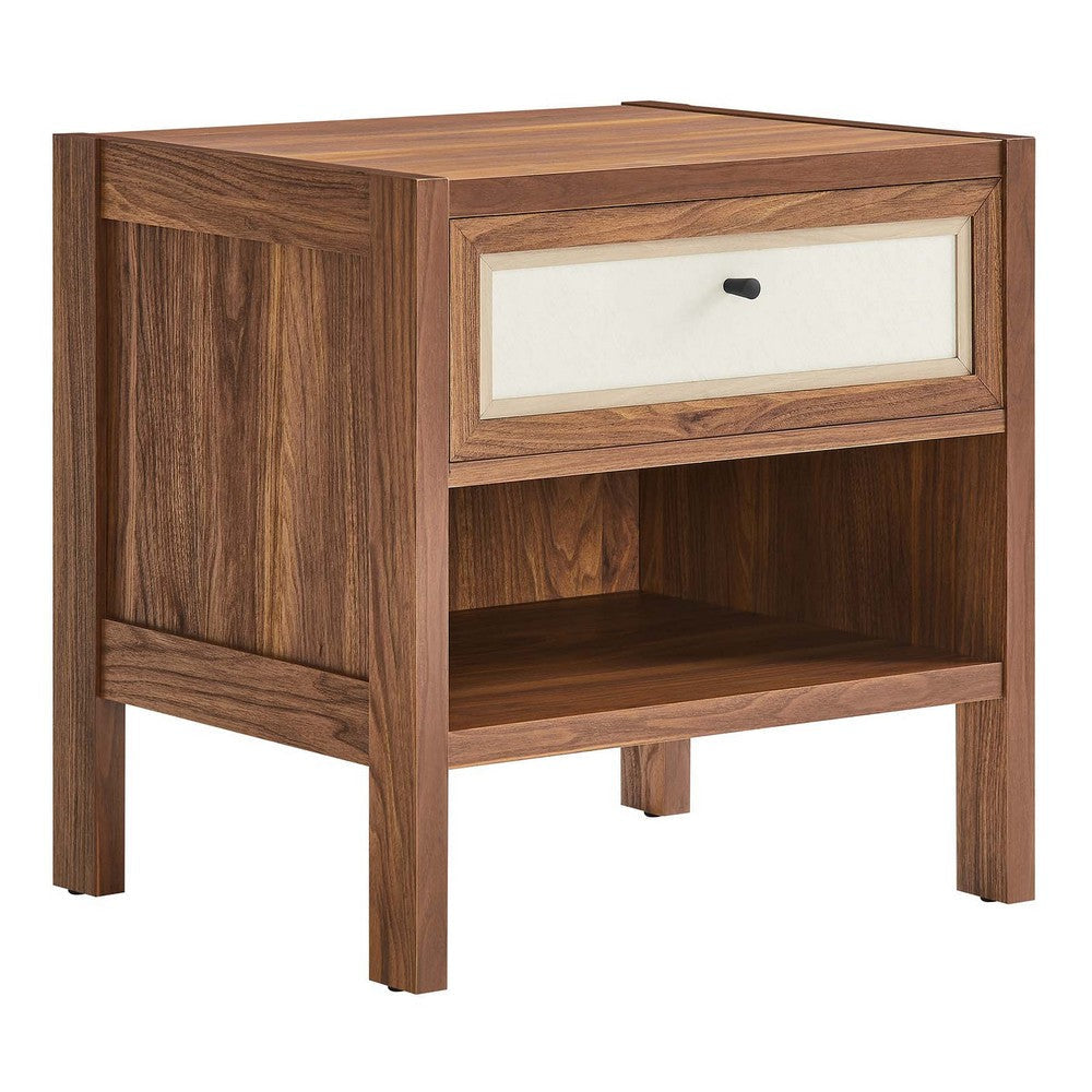 Modway Capri Nightstands, Walnut