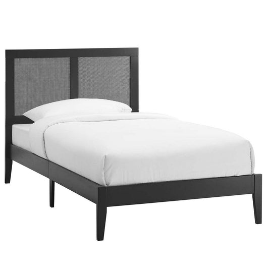 Modway Sirocco Platform Bed, Twin, Black