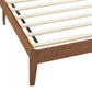 Modway Sirocco Platform Bed Twin Walnut MDY-MOD-7152-WAL