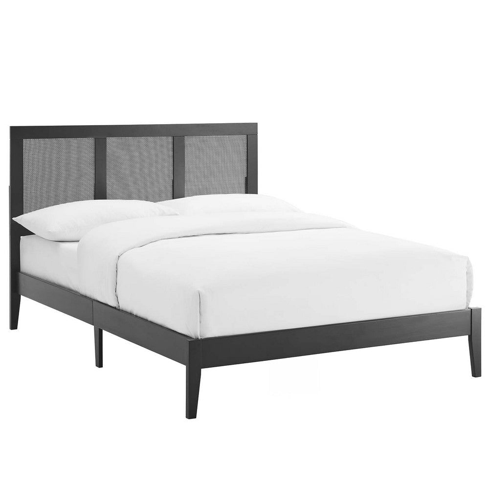 Modway Sirocco Platform Bed, Full, Black