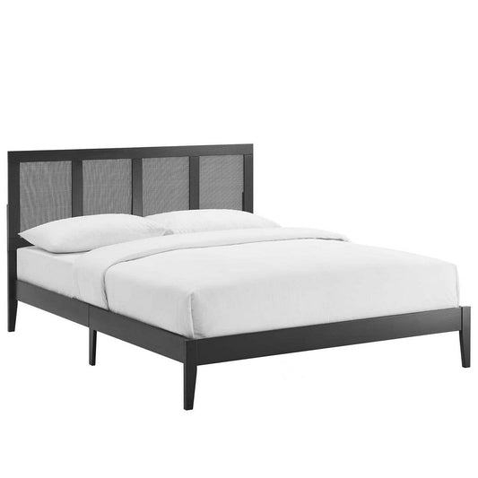 Modway Sirocco Platform Bed, Queen, Black