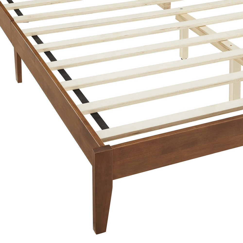 Modway Sirocco Platform Bed King Walnut MDY-MOD-7155-WAL