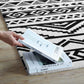 Haku Geometric Moroccan Tribal 5x8 Area Rug Black and White - No Shipping Charges MDY-R-1010A-58