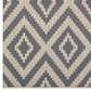 Jagged Geometric Diamond Trellis 8x10 Indoor and Outdoor Area Rug - No Shipping Charges MDY-R-1135A-810