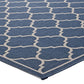 Avena Moroccan Quatrefoil Trellis 8x10 Indoor and Outdoor Area Rug - No Shipping Charges MDY-R-1137A-810