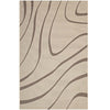 Modway Surge Swirl Abstract 8x10 Indoor and Outdoor In Light and Dark Beige