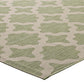 Modway Cerelia Moroccan Trellis 8x10 Indoor and Outdoor In Beige and Light Green MDY-R-1139B-810