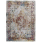 Success Merritt Transitional Distressed Floral Persian Medallion  5x8 Area Rug