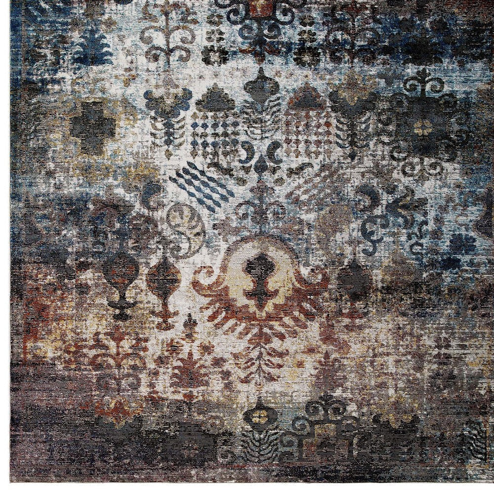 Success Tahira Transitional Distressed Vintage Floral Moroccan Trellis 5x8 Area Rug - No Shipping Charges MDY-R-1159A-58