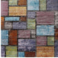 Success Nyssa Abstract Geometric Mosaic 4x6 Area Rug - No Shipping Charges MDY-R-1162A-46