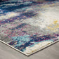 Entourage Adeline Contemporary Modern Abstract 8x10 Area Rug - No Shipping Charges MDY-R-1167B-810