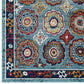 Entourage Odile Distressed Floral Moroccan Trellis 5x8 Area Rug - No Shipping Charges MDY-R-1168B-58