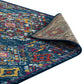 Modway Entourage Khalida Distressed Vintage Floral Lattice Area Rug 5x8 Blue Orange Yellow Red MDY-R-1169B-58