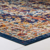 Modway Entourage Jessa Distressed Vintage Floral Lattice Area Rug 5x8 Blue Orange Yellow Red MDY-R-1170B-58