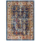 Entourage Jessa Distressed Vintage Floral Lattice 5x8 Area Rug - No Shipping Charges