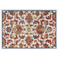 Modway Entourage Azami Distressed Vintage Floral Lattice 8x10 Area Rug, Ivory, Blue, Red, Orange, Yellow