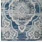 Entourage Malia Distressed Vintage Floral Persian Medallion 5x8 Area Rug - No Shipping Charges MDY-R-1175B-58